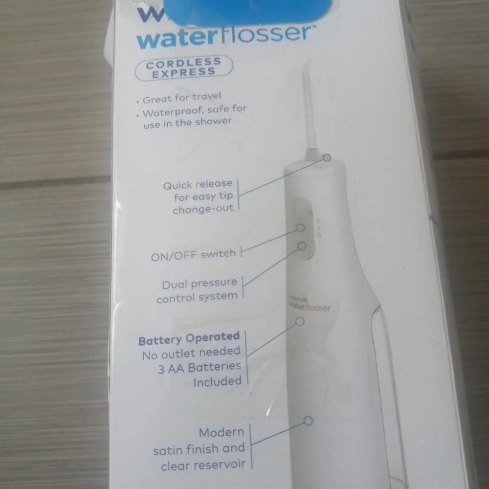 Waterpik Waterflosser Cordless Express ADA Accepted Cordless Convenience 2 Tips